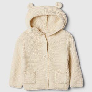 NWT! Gap Baby Bear Cardigan French Vanilla